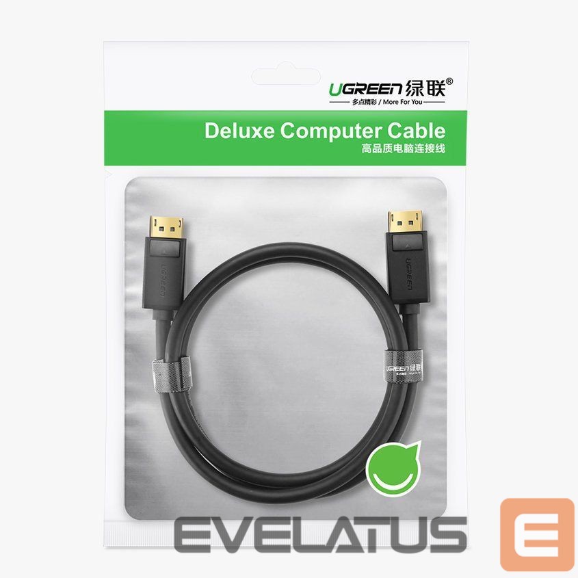 Kaabel Ugreen Ugreen DP102 10211 DisplayPort 1.2 4K / DisplayPort 1.2 4K Cable 2 m - Black