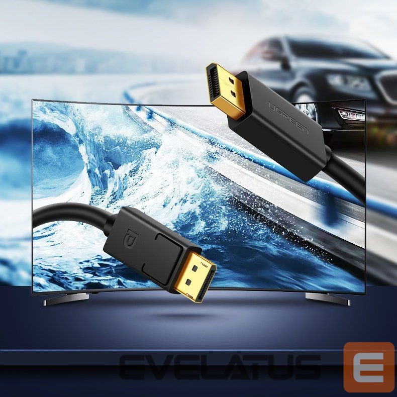 Kaabel Ugreen Ugreen DP102 10211 DisplayPort 1.2 4K / DisplayPort 1.2 4K Cable 2 m - Black