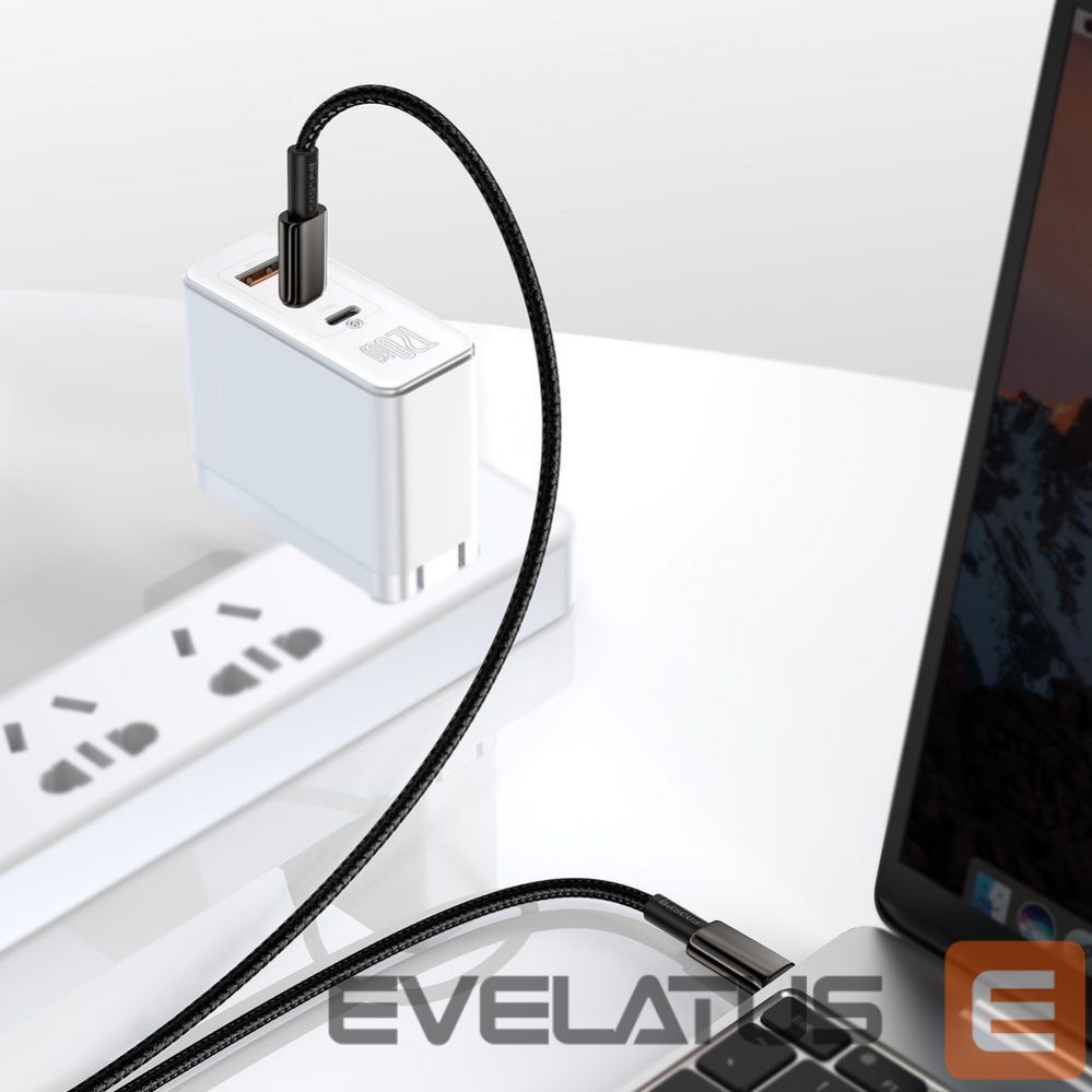 Cable Baseus Baseus CATWJ-A01 USB-C - USB-C PD QC cable 100W 5A 480Mb/s 2m - black