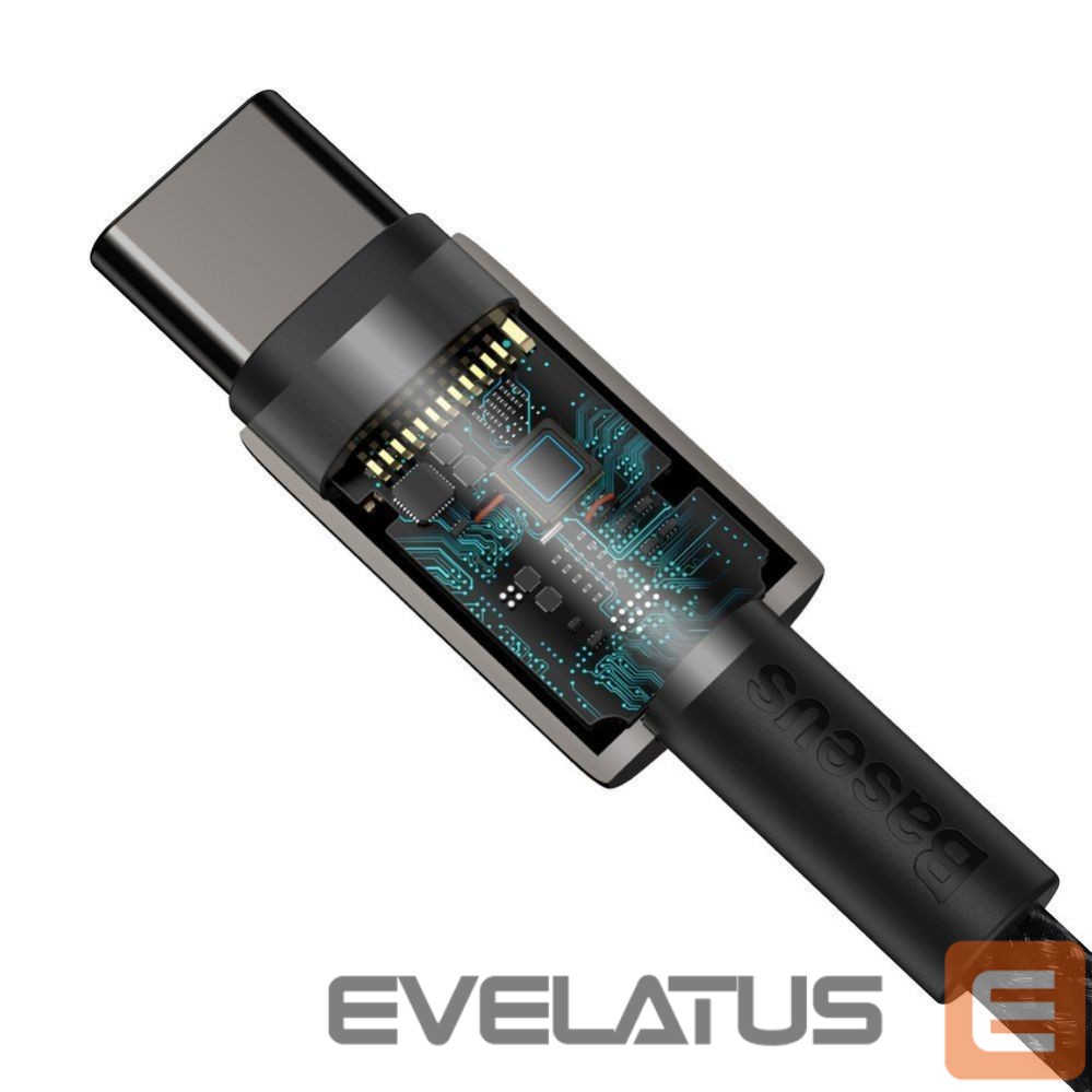 Cable Baseus Baseus CATWJ-A01 USB-C - USB-C PD QC cable 100W 5A 480Mb/s 2m - black