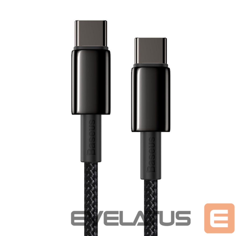 Cable Baseus Baseus CATWJ-A01 USB-C - USB-C PD QC cable 100W 5A 480Mb/s 2m - black