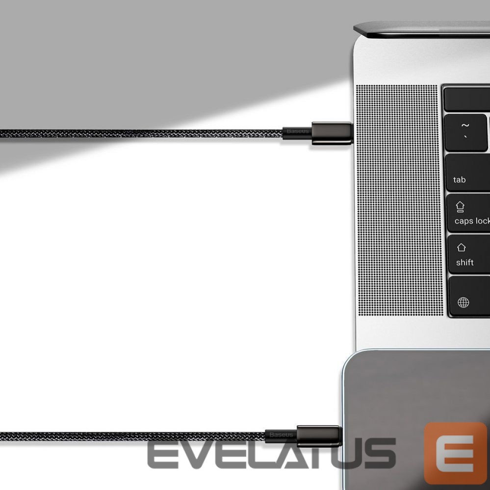 Cable Baseus Baseus CATWJ-A01 USB-C - USB-C PD QC cable 100W 5A 480Mb/s 2m - black