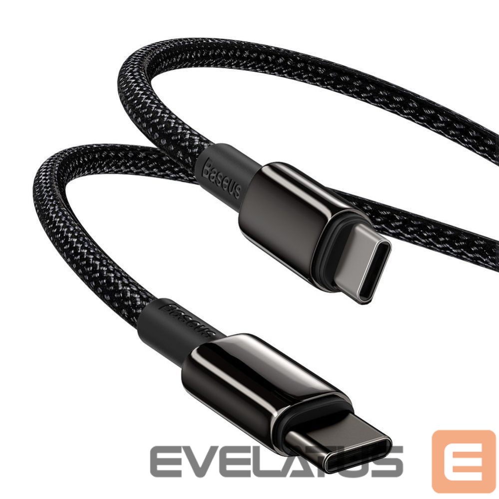 Cable Baseus Baseus CATWJ-A01 USB-C - USB-C PD QC cable 100W 5A 480Mb/s 2m - black