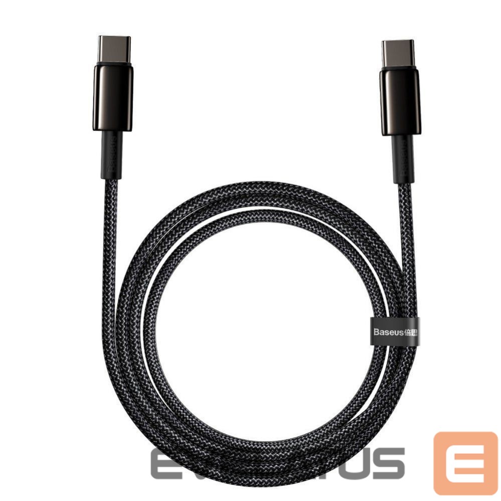 Cable Baseus Baseus CATWJ-A01 USB-C - USB-C PD QC cable 100W 5A 480Mb/s 2m - black