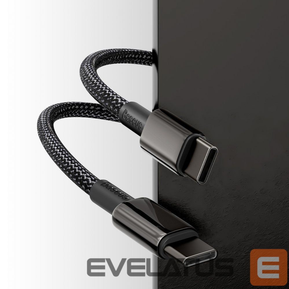 Cable Baseus Baseus CATWJ-A01 USB-C - USB-C PD QC cable 100W 5A 480Mb/s 2m - black