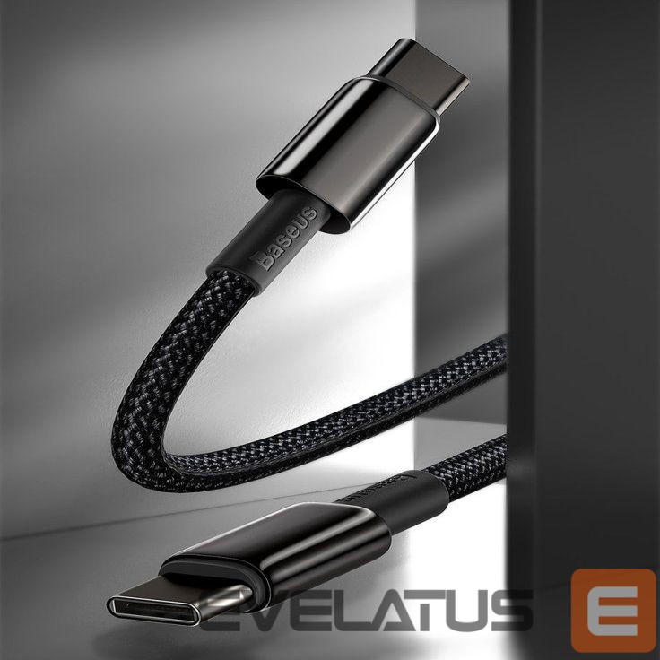 Cable Baseus Baseus CATWJ-A01 USB-C - USB-C PD QC cable 100W 5A 480Mb/s 2m - black