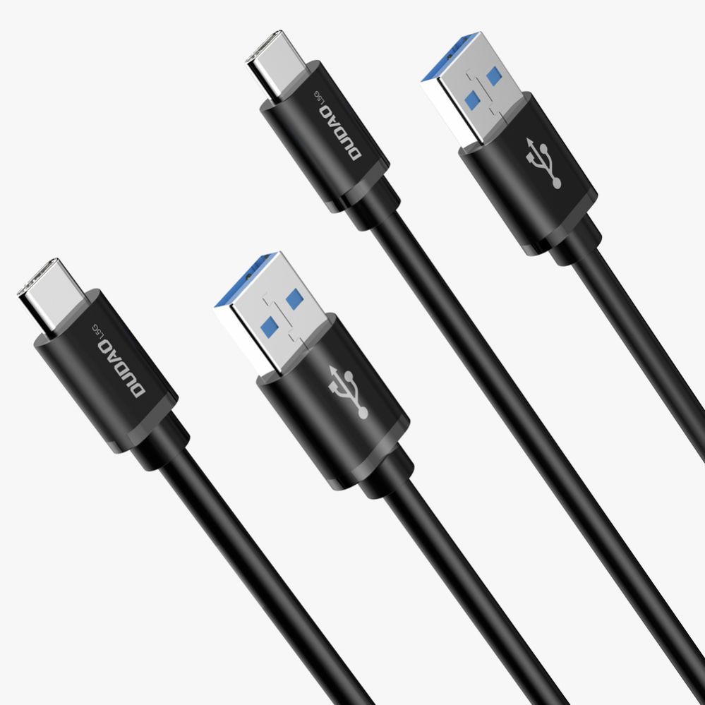 Kaabel Dudao Dudao cable USB cable - USB Type C Super Fast Charge 1 m black (L5G-Black)