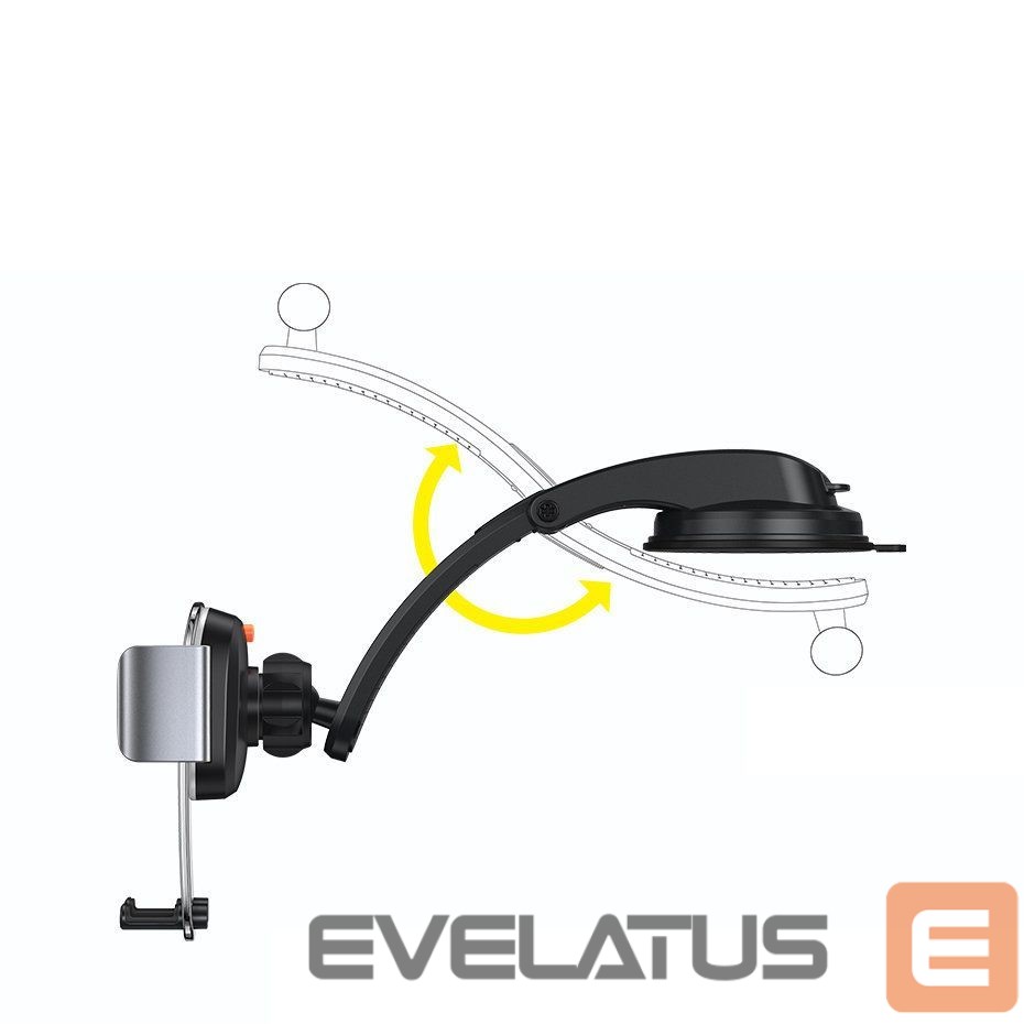 Auto holder Baseus Baseus 2in1 car holder for cockpit and ventilation grille black (SUYK000001)