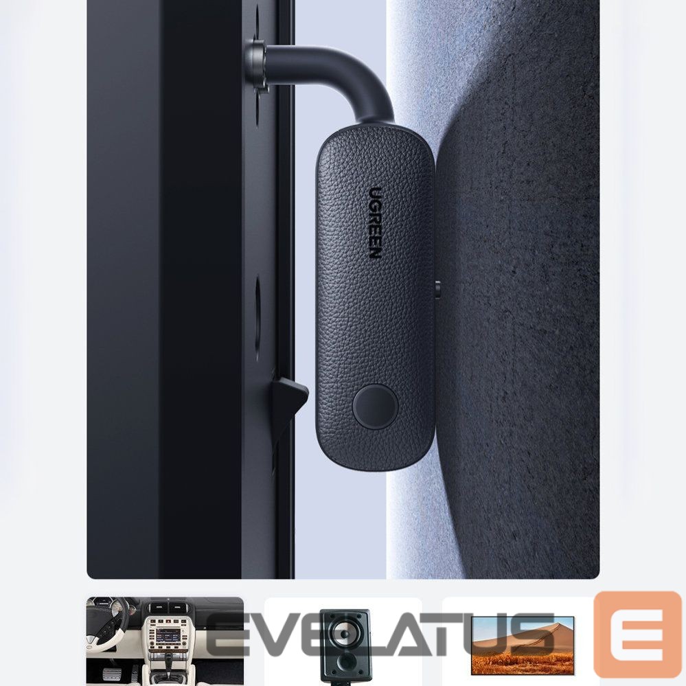 FM transmitter Ugreen receiver bluetooth transmitter mini jack 3.5mm (CM403) 81885 Black