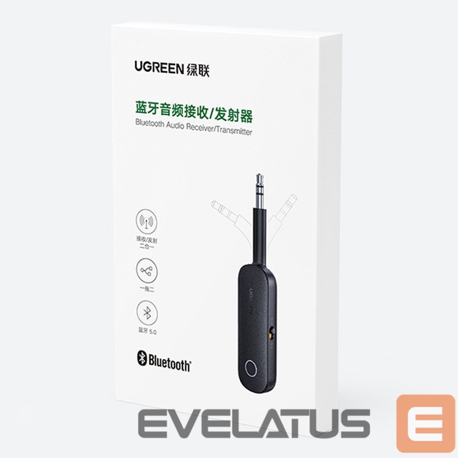 FM transmitter Ugreen receiver bluetooth transmitter mini jack 3.5mm (CM403) 81885 Black