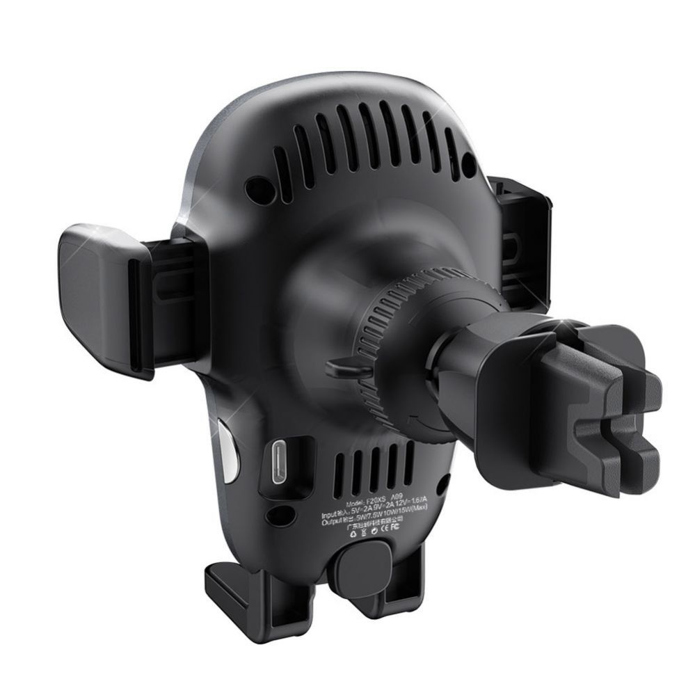 Auto holder Dudao Dudao Automatic Car Holder with Built-in Qi 15W Wireless Charger Gray (F20xs)