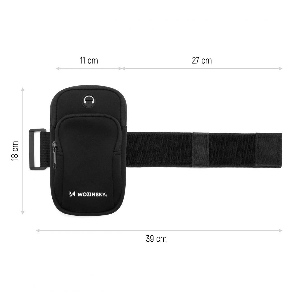 Teised Wozinsky Wozinsky running phone armband black (WABBK1)