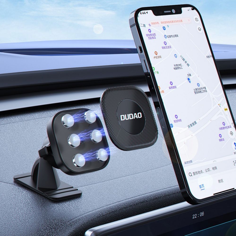 Automaatne hoidja Dudao Dudao magnetic smartphone car holder black (F6C)