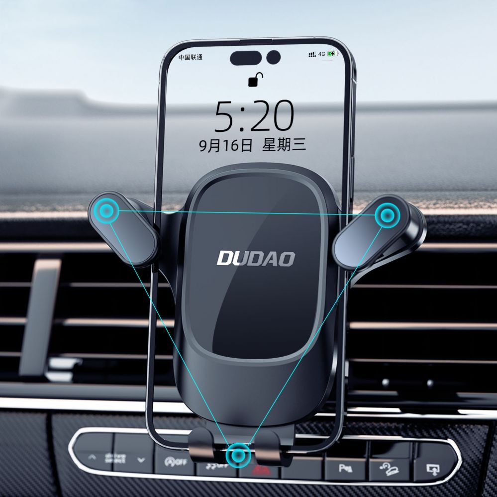 Automaatne hoidja Dudao Dudao F5Pro air vent car phone holder - black