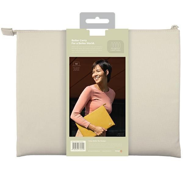 Turētāji un statīvi UNIQ Uniq Lyon Waterproof RPET case for a 14" laptop - beige