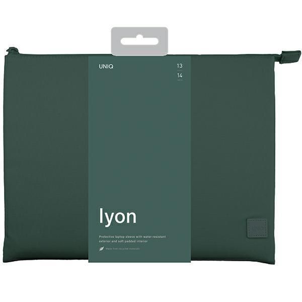 Hoidjad ja alused UNIQ Uniq Lyon Waterproof RPET case for a 14" laptop - green