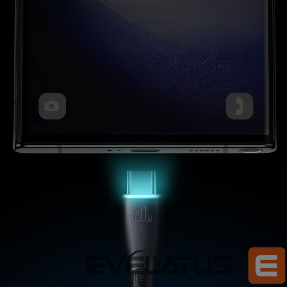 Cable Joyroom Joyroom Starry Series SA32-CC3 USB-C / USB-C cable 60W 1m - black