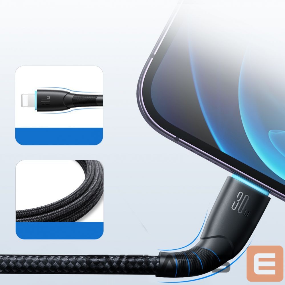 Cable Joyroom Joyroom Starry Series SA32-CL3 30W USB-C / Lightning cable 1m - black