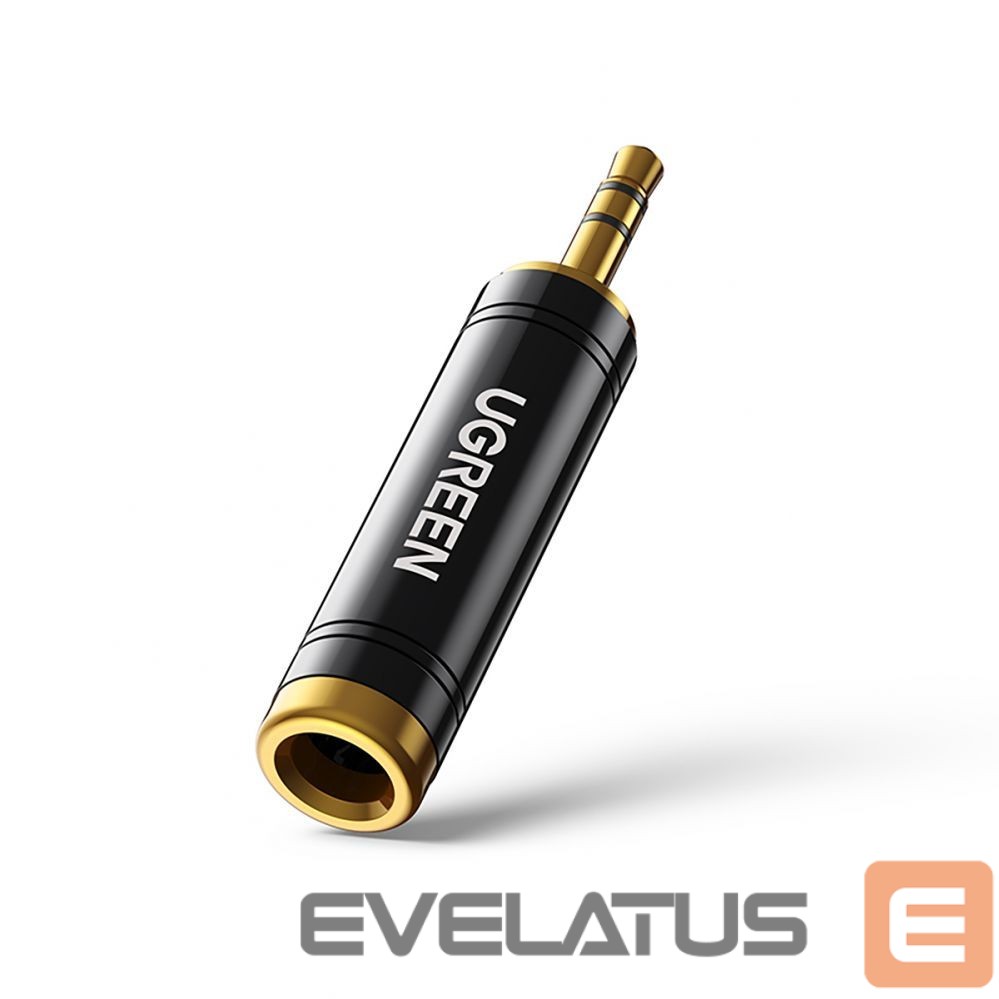 Üleminek Ugreen Ugreen adapter 3.5mm audio adapter (male) to 6.35mm mini jack (female) gray (AV168) Grey