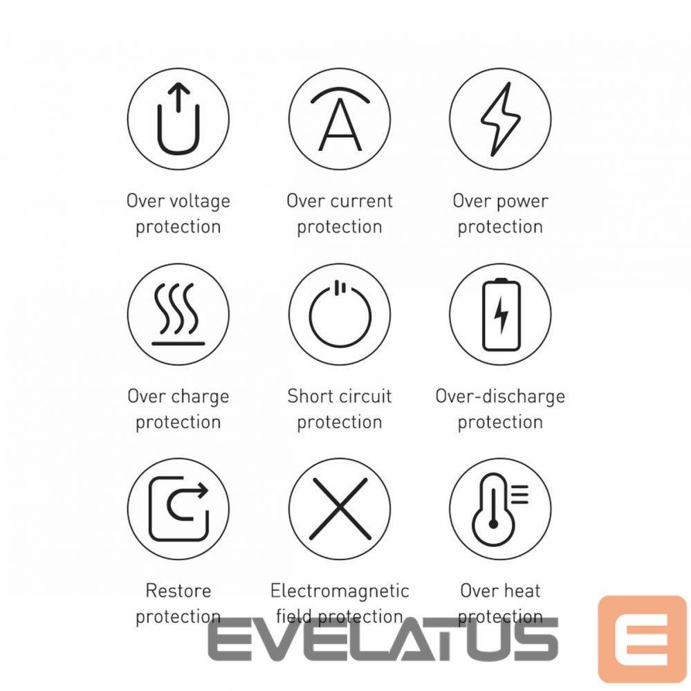 Väline aku Baseus Baseus Bipow powerbank with display 10000mAh 15W white (Overseas Edition) + USB-A - Micro USB cable 0.25m white (PPBD050002)