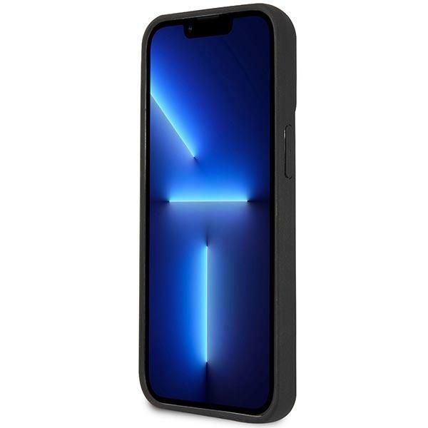 Back panel cover Karl Lagerfeld Karl Lagerfeld KLHCP14LKH3DBK iPhone 14 Pro 6.1 "black / black hardcase 3D Rubber Karl`s Head