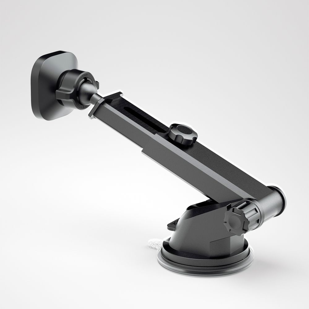 Auto holder Dudao Dudao magnetic car phone holder with telescopic arm black (F6Max)