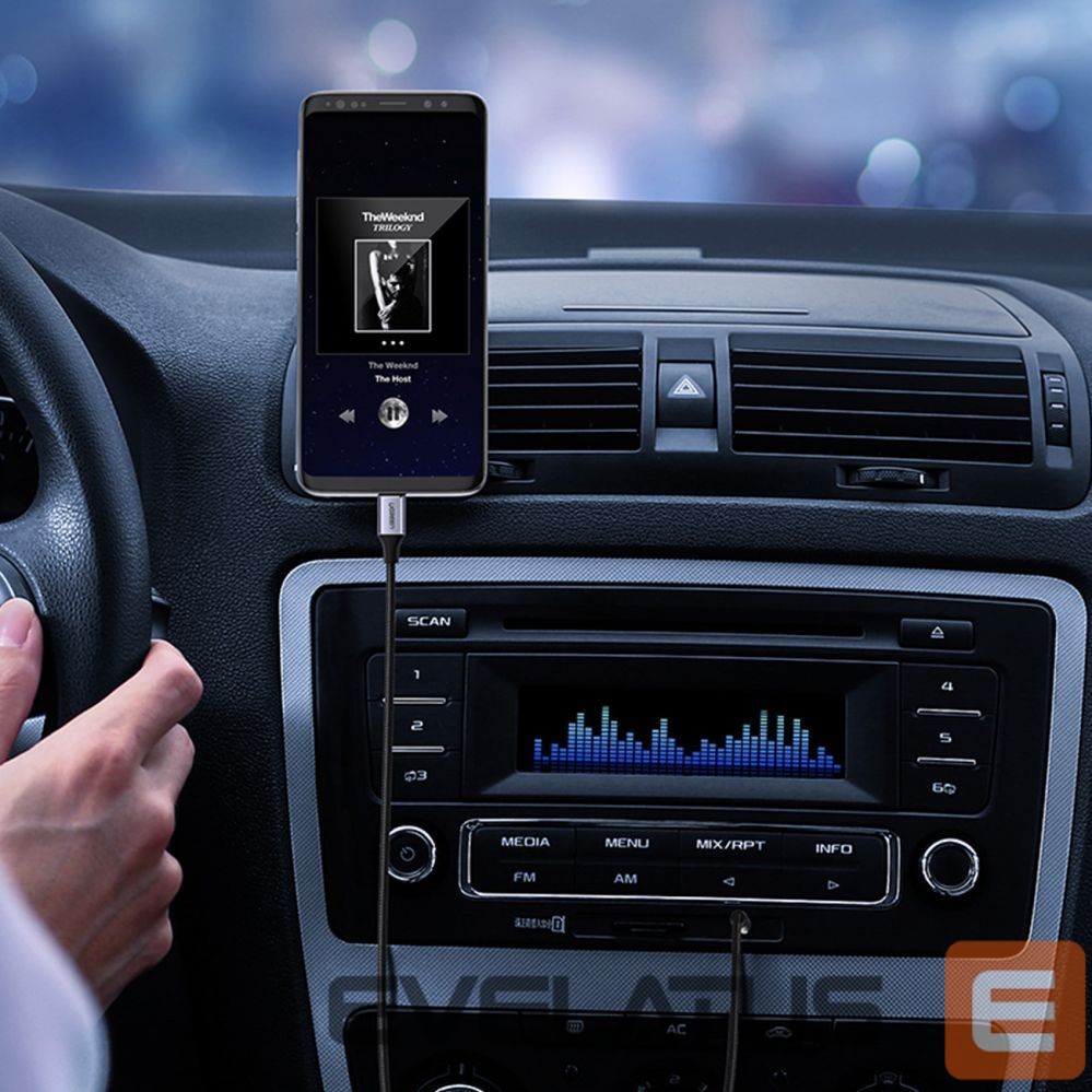 Kaabel Ugreen cable USB C - mini jack 3.5mm 1m (AV143) Grey