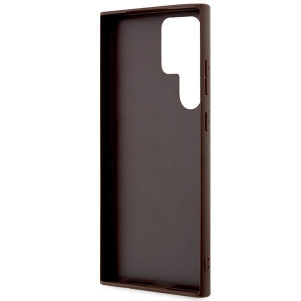 Other Phone Accessory Guess Guess 4G Big Metal Logo case for Samsung Galaxy S24 Ultra - brown
