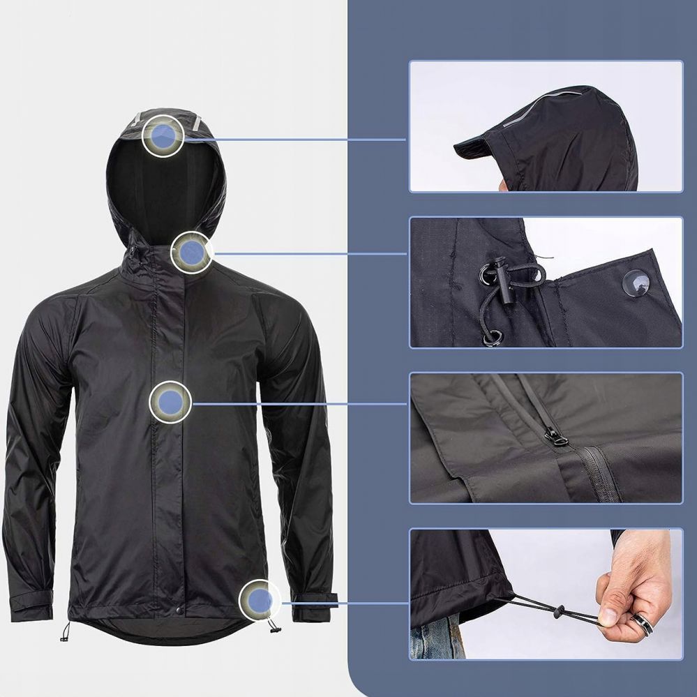 Another product Rockbros Rockbros YPY013BKL rain jacket breathable windproof L - black