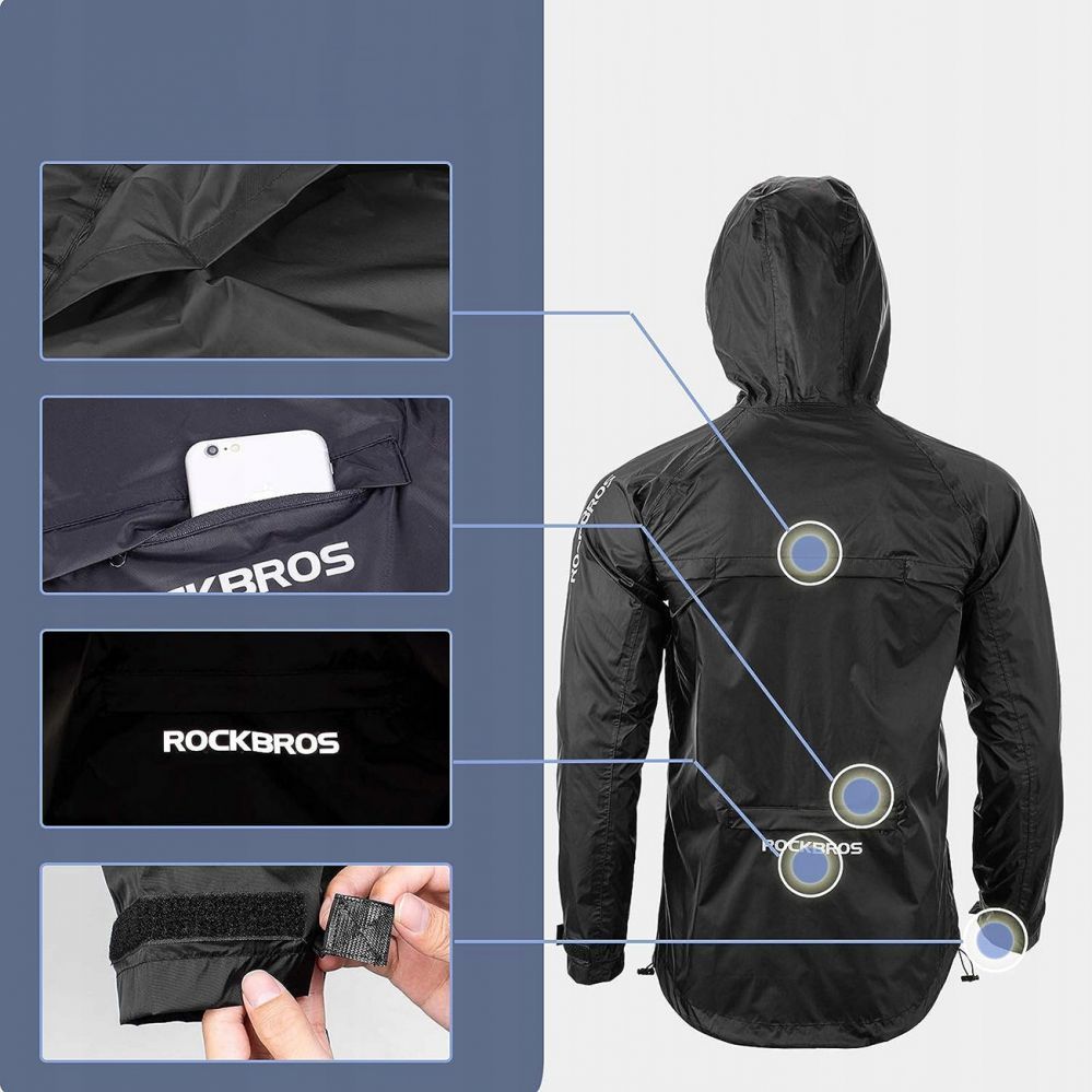 Another product Rockbros Rockbros YPY013BKL rain jacket breathable windproof L - black