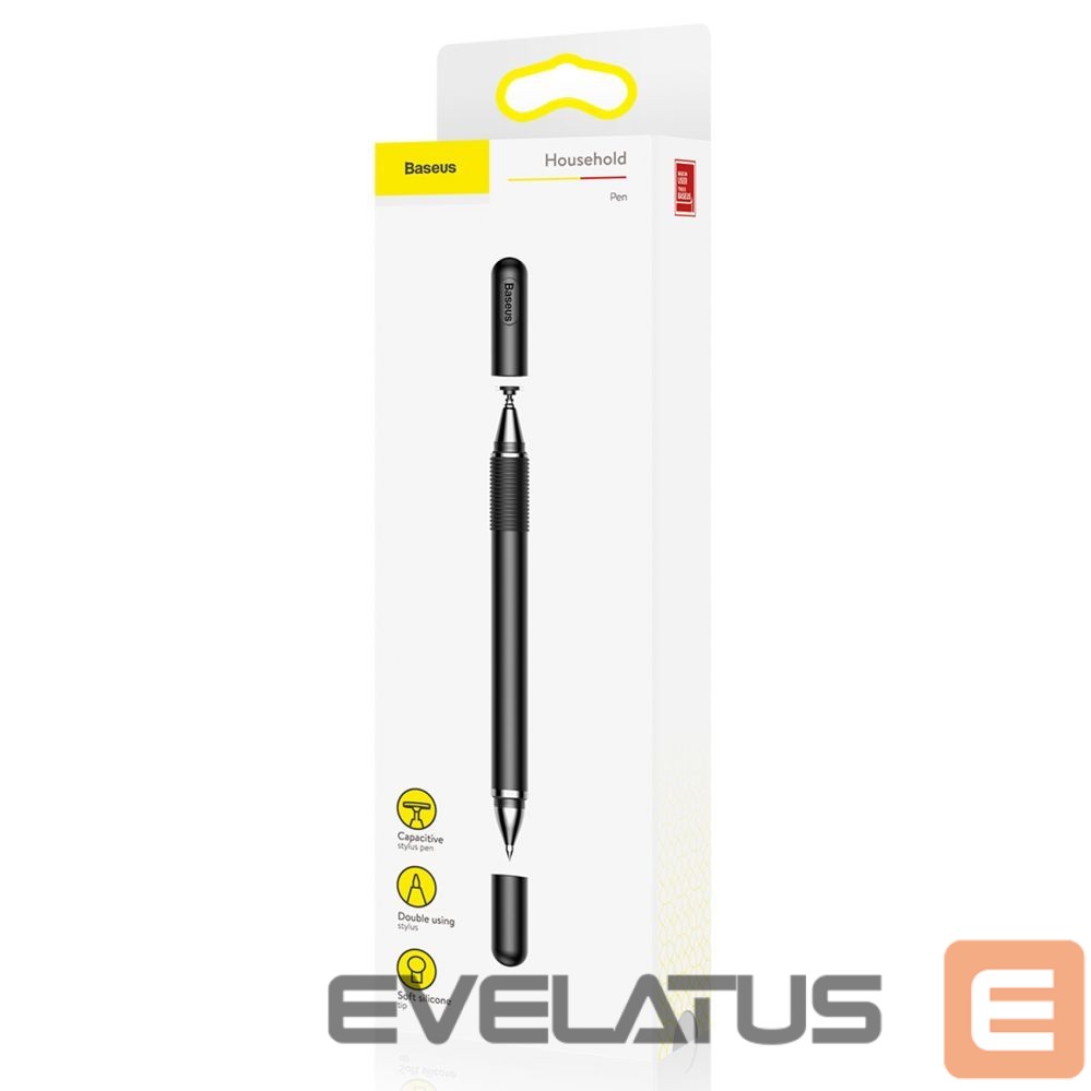Puutepliiats Baseus Baseus Golden Cudgel ACPCL-01 double-sided stylus for tablets, phones with gel pen - black