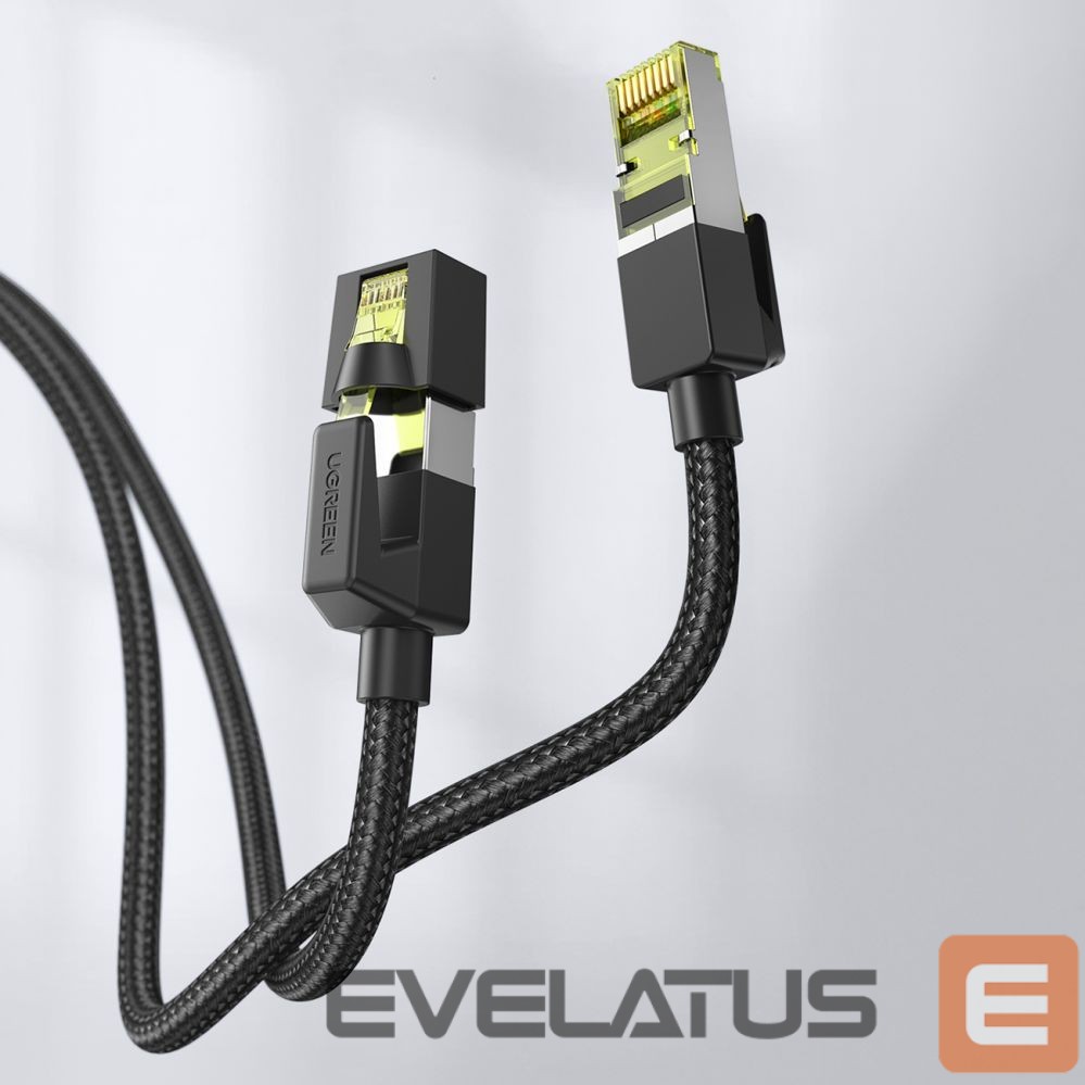 Kaabel Ugreen Ugreen NW150 80421 Ethernet RJ45 Cat 7 10Gbps Cable 1m - Black