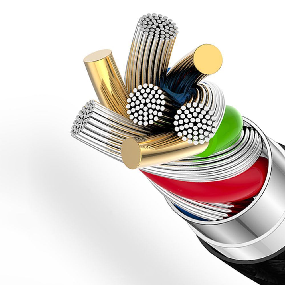 Kaabel Dudao Dudao L3CL USB-C - Lightning 30W 2m Braided Cable - Black