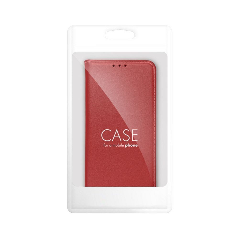 Чехол книжка OEM Leather case SMART PRO for IPHONE 17 Pro claret