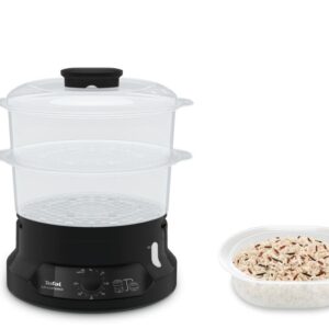 Cita mazā sadzīves tehnika TEFAL  Food Steamer VC139810	 Black, 800 W, Capacity 6 L, Number of baskets 2 
