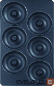 Aksesuāri un filtri TEFAL  XA801112 Donuts plates for SW852 Sandwich maker, Black 