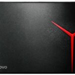 Kompiuterio pelė Lenovo  Y  Black/Red, Microfibre, Gaming Mouse Pad, 350x250x3 mm 