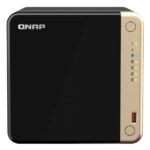 Zibatmiņa QNAP  TS-464-8G 4-Bay desktop NAS, Intel® Celeron® N5105/N5095 quad-core, 8 GB onboard not expandable, 4 x 3.5"/2.5" SATA 6Gb/s drive bays, 2 
