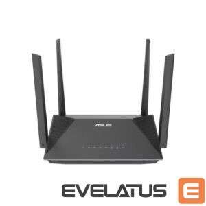 Rūteris Asus  RT-AX52 AX1800 AiMesh wireless router EU/13/P_EU, Black 