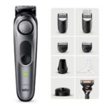 Plaukų kirpimo mašinėlė Braun  BT7420 Beard Trimmer BlkSpGr 