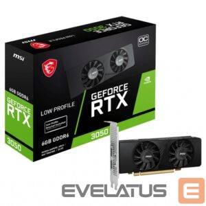 Graafikakaart / ideokaardid MSI  GeForce RTX 3050 LP 6G OC 