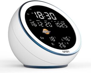 Cita mazā sadzīves tehnika Nasa  WSP1500 white Weather Station/Speaker BT Moon 