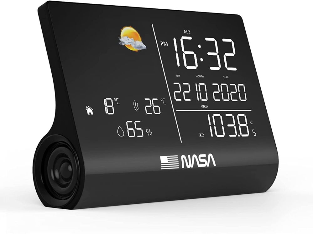 Other small household appliances Nasa WSP1300 Black Weather Station/Speaker BT