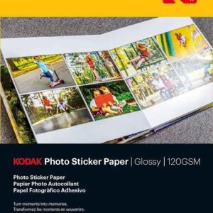 Camera accessory KODAK  Photo Sticker Paper Gloss 120gsm A6x20 (3510652) 