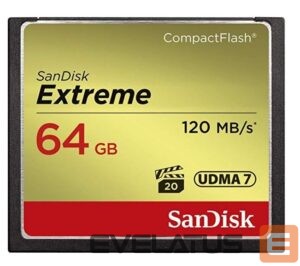 Muu arvutitarvik SANDISK BY WESTERN DIGITAL  MEMORY COMPACT FLASH 64GB/SDCFXSB-064G-G46 SANDISK 