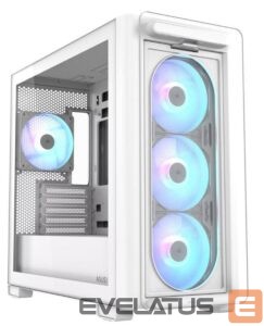 Computer case Asus  Case||A23 PLUS|MidiTower|Case product features Transparent panel|MicroATX|MiniITX|Colour White|A23PLUSTG/ARGBWHITE 