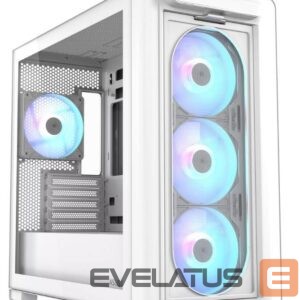 Arvuti korpus Asus  Case||A23 PLUS|MidiTower|Case product features Transparent panel|MicroATX|MiniITX|Colour White|A23PLUSTG/ARGBWHITE 