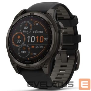 Nutikell Garmin  SMARTWATCH FENIX 8 SAPP. SOLAR/BLACK/GRAY 47 mm, 010-02906-11 