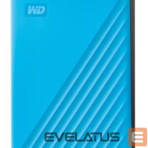 Kõvaketas HDD Western Digital  External HDD||My Passport|6TB|USB 2.0|USB 3.2|Sky Blue|WDBR9S0060BBL-WESN 