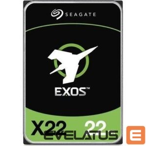 Cietais disks HDD SeaGate  HDD||Exos X22|22TB|SATA|512 MB|7200 rpm|Discs/Heads 10/20|ST22000NM002E 